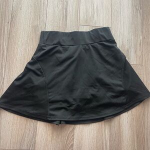 Black Pleated Tennis Skirt